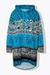 Sudadera con capucha, rayas estampadas, capucha, manga larga