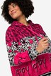 Sudadera con capucha, rayas estampadas, capucha, manga larga