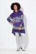 Sudadera con capucha, rayas estampadas, capucha, manga larga