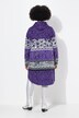 Sudadera con capucha, rayas estampadas, capucha, manga larga