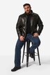 Men+ chaqueta de cuero, cuero, napa ovina, hasta la talla 84/86