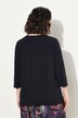 Shirt, gedrapeerde halslijn, classic, 3/4-mouwen