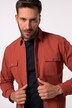 Chemise en toile JP 1880, manches longues et col Kent, coupe Modern Fit - jusqu'au 8 XL