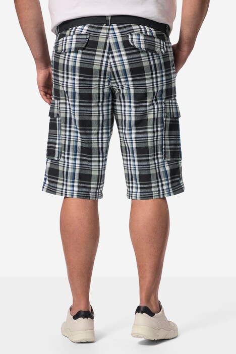 Boston Park bermudas cargo, cuadros, hasta la talla 74