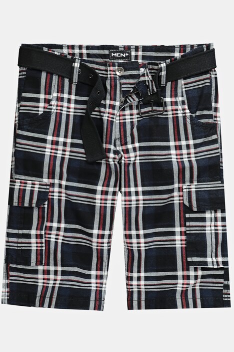 Boston Park bermudas cargo, cuadros, hasta la talla 74