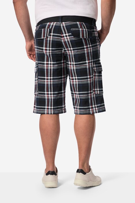 Boston Park bermudas cargo, cuadros, hasta la talla 74