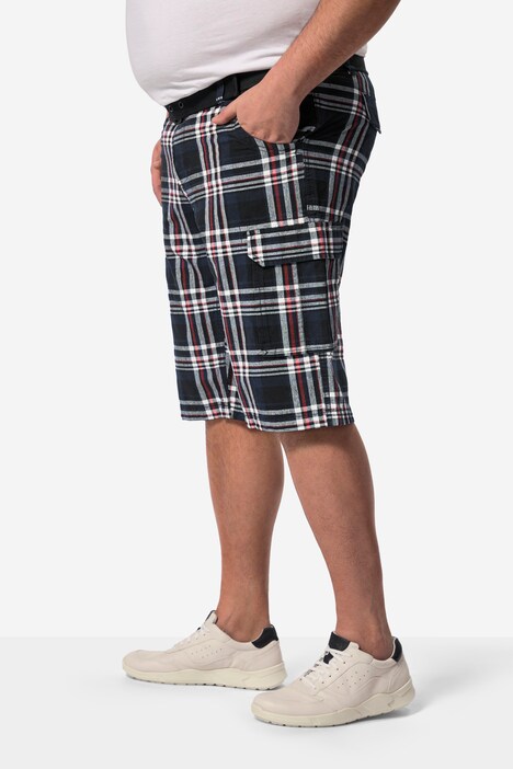 Boston Park bermudas cargo, cuadros, hasta la talla 74