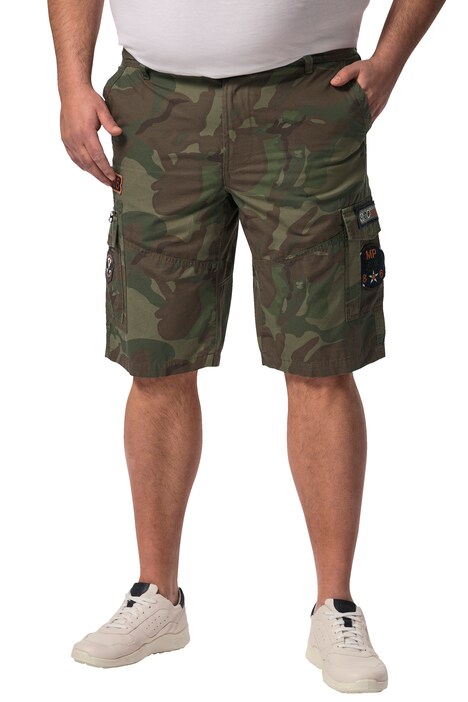Cargo bermudy John F. Gee, maskáčové, do velikosti 74