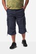 Men+ 3/4-cargo-buker, ribtop, delelastisk linning, op til str. 72