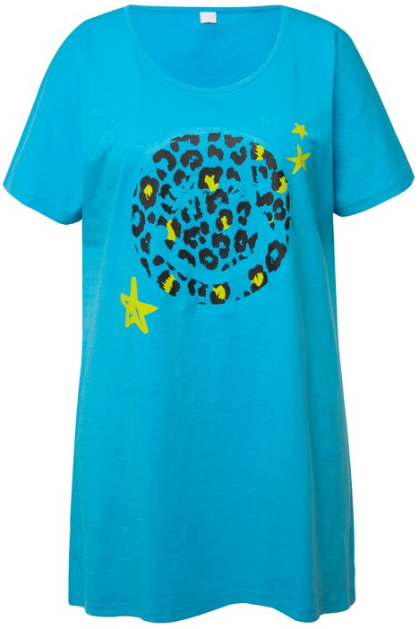 Tričko, oversize, Smiley, kulatý výstřih, kátké rukávy