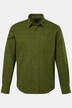 Chemise JP 1880 en flanelle à carreaux, manches longues et col Kent, coupe Modern Fit - jusqu'au 8 XL