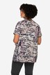 T-shirt dal taglio oversize con Smiley, fantasia a ghirigori, scollo a girocollo e mezze maniche