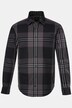 Chemise à carreaux JP 1880, manches longues et col Kent, coupe Modern Fit - jusqu'au 8 XL