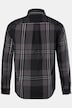 Chemise à carreaux JP 1880, manches longues et col Kent, coupe Modern Fit - jusqu'au 8 XL
