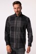 Chemise à carreaux JP 1880, manches longues et col Kent, coupe Modern Fit - jusqu'au 8 XL