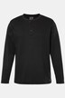 JP 1880 henley, lange mouwen, piqué, tot 8XL