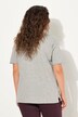 T-shirt oversize, imprimé chiffres. Col rond, manches courtes.