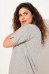 T-shirt oversize, imprimé chiffres. Col rond, manches courtes.
