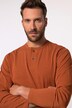 JP 1880 henley, lange mouwen, vintage look, tot 8XL