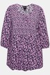 Floral Smocked Bodice Blouse