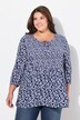 Floral Smocked Bodice Blouse