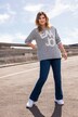 Jeans modello Mary con boot cut, taglio della gamba ampio e design a cinque tasche