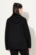 Sudadera de punto con capucha, oversize, manga larga, bolsillo