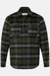 JP AWARE overshirt, ternet flannel, genbrugsmaterialer, op til 7XL