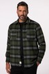 JP AWARE overshirt, ternet flannel, genbrugsmaterialer, op til 7XL