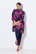 Floral 3/4 Sleeve Tunic Dress