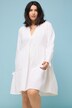 Muslin Long Sleeve Mini Dress