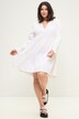 Muslin Long Sleeve Mini Dress