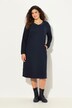 Sweatjurk, ronde hals, decoratieve band, lange mouwen, zakken