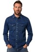 Džínová košile FLEXNAMIC® JP1880, kolekce Denim, dlouhé rukávy, Kent límeček, Modern Basic střih, do 8XL