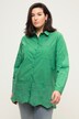 Oversized skjorte med broderi i sømmen, skjortekrave og langeærmer