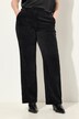 Pantaloni eleganti modello Mary in velluto a coste con gamba ampia e cintura comfort
