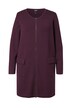 Rozepínací svetr, jemný žebrovaný materiál, kulatý výstřih, dvoucestný zip