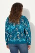 Sweat-shirt à paillettes, coupe oversize, col rond et manches longues