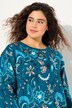 Sweat-shirt à paillettes, coupe oversize, col rond et manches longues