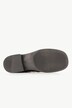 Skinn-boots, semsket skinn, glidelås, avtagbar fotseng, bredde H