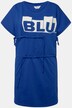 Lang shirt, oversized, letters, ronde hals, rimpelbandjes