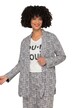 Kimono, zebra potisk, otevřený střih, široké dlouhé rukávy