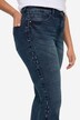 Bootcut džíny, vyšívaná stuha, rozšířený lem, 5 kapes