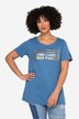 Half-Sleeve Crew Neck Inscription T-Shirt