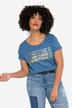 Half-Sleeve Crew Neck Inscription T-Shirt