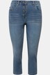 3/4 jeans, 5-pocket, sluiting met zichtbare knopen