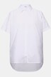 Chemisier coupe Relaxed Fit, col chemise, manches courtes et base arrondie