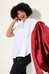 Chemisier coupe Relaxed Fit, col chemise, manches courtes et base arrondie