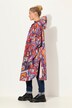 Funksjons-regnkappe, unisex, trykk, hette