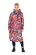 Funkční pelerína, pláštěnka, unisex, potisk, kapuce